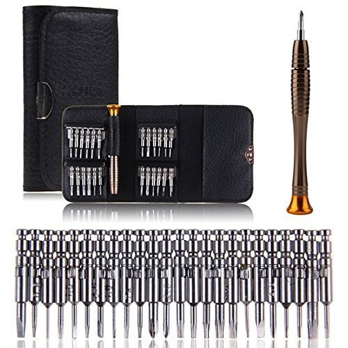 CymuRos Mini Schraubendreher Set 25-teilig Präzisions Minischraubenziehern Werkzeugset für Smartphone PC Laptop Tablet - 3