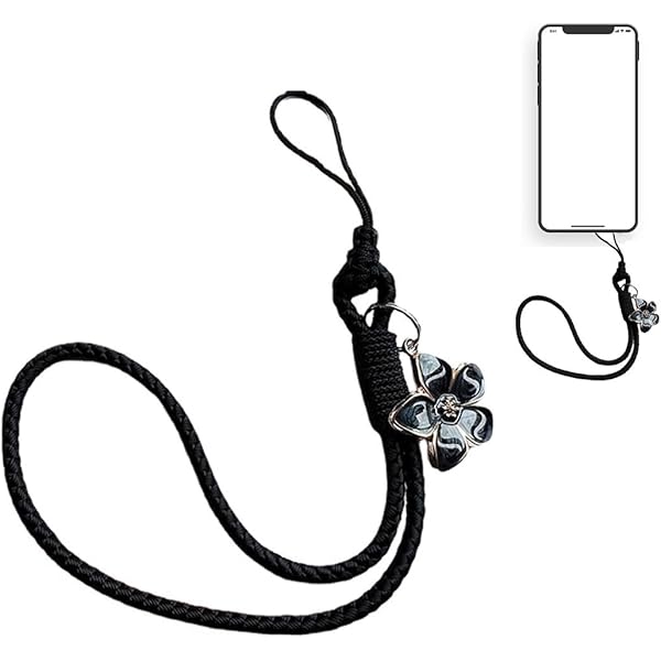 Lot De 4 Breloques Nacrées Pour Téléphone Avec Languette De Dragonne, Jolie Sangle De Téléphone, Papillon, Cœur, Nœud Papillon, Fleur, Chaîne Esthétique Pour Smartphone, étui De Téléphone Portable