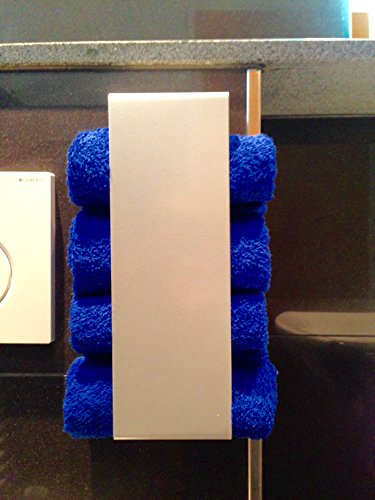 Preisvergleich Produktbild Badezimmer Einrichtung Silber Handtuchhalter exklusiv möbel modern platzsparend