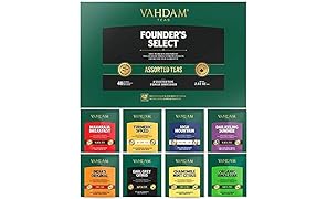 Sampler di bustine di t&egrave; assortiti (40 bustine di t&egrave;) - Tea Sampler - T&egrave; nero, t&egrave; verde, t&egrave; Oolong, t&egrave; Chai, tisana - bustine di t&egrave; piramide - set regalo di t&egrave; raffinato