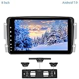 Multi-Funktionen: Eingebautes Bluetooth für Freisprechen und eingebautes WiFi-Modul; Unterstützung Lenkradsteuerung/ FM AM Radio/ OBD2/ Navigation/ DAB/ Bild in Bild/ Subwoofer.