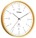Produktbild Wanduhr Funk Funkwanduhr Holzwanduhr DCF analog mit edlem Slimline-Echtholz-Rahmen in Eicheoptik 23cm Eiche Holz TELEFUNKEN FWU-23-HS (WF)