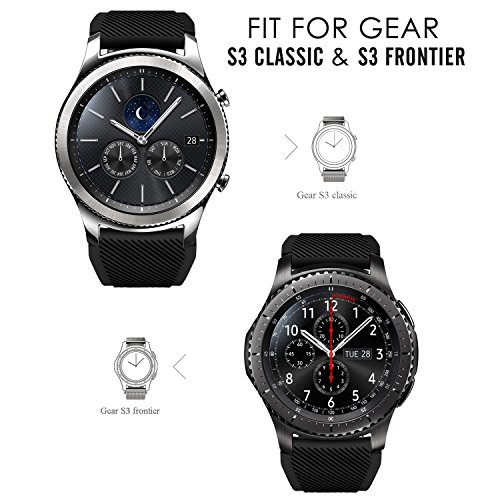 MoKo Gear S3 Frontier   Classic Watch Correa -  6-PZS  Reemplazo Suave Silicona Sport Strap Band para Samsung Gear S3 Frontier   S3 Classic   Moto 360 2nd Gen 46mm Smart Watch  NO APTA S2   S2 Classic   Fit2  Multi Colores