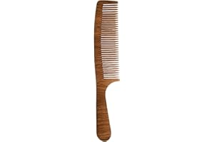 FUTUHADA Peine para el Cabello de Madera, Peine Pelo Antiestatico para Desenredar Todo Tipo de Cabellos, Handmade Wooden Hair Comb para Hombre y Mujer (Large)
