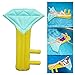 Produktbild DMGF Aufblasbare Pool Floats Für Erwachsene Riesen Diamant Key Form Portable Mit Schnellventilen Sommer Outdoor Schwimmen Beach Party Lounge Drifter Mat
