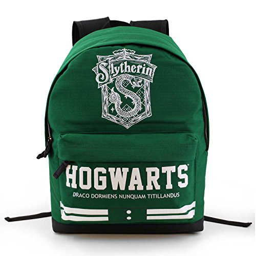 Karactermania Harry Potter Slytherin-Freetime HS Backpack Sac à Dos Loisir, 43 cm, 27 liters, Vert (Green)