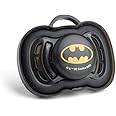 Herobility Pacifiers for 6 – 12 Month Baby | DC Super Heroes Collection – Batman | BPA Free, Thin & Soft Silicone Material, Large Air Vents | Easy to Clean & Hygienic