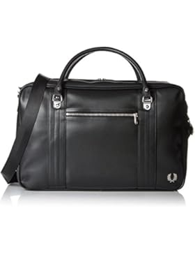 Fred Perry Pique Texture Herren Sport- und Reisetasche Schwarz