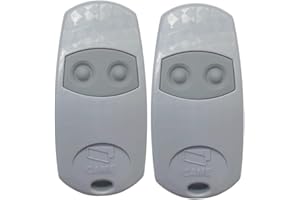 ZANPIERO Télécommande Came Top 432EV, 2 Telecommandes Portatives 433, Compatibles avec télécommande de Porte et de Garage Top432EV/432/432EE/432A /432M/432S T432/CAME 432,433.92MHz