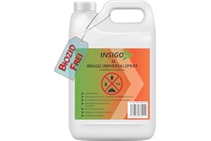 Biocide-free insect repellent 2L - spray for insects and bugs control - insect repellent + immediate effect - insect spray & agent for vermin - repel stain free - insect repellent INSIGO