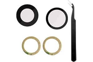 CKANDAY 2 Stück OEM Original Rückkamera Saphirglas Objektiv Ersatz Kompatibel mit iPhone 12 6,1 Zoll / 12 Mini 5,4 Zoll + Kleber vorinstalliert + Reparaturpinzette Werkzeugset