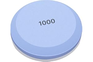 MAJOR FISH Pierre à aiguiser 2 en 1 pour couteau, hache et outils de jardinage - Grain rond 1000/2000