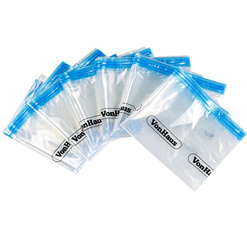 VonHaus 6er-Pack platzsparende Vakuum-Kleiderbeutel Vakuumbeutel 50 x 85 cm - 3