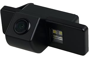 BERLINGAN Caméra de recul de lumière de Plaque d'immatriculation pour Nissan Aqshqai/X-Trail/Geniss/Navara/Pathfinder Dualis/Citroen C4 C5/C-Triomphe/C-Quatre Hatchback/Sunny/Peugeot 307/1007