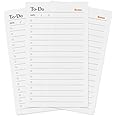 Notsu 50 Pack 3" x 5" Grid Index Cards & to-Do List | 50 Vertical Task Planning Cards