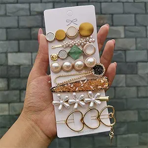 ANNACREATIONS 8 PCS Premium Korean stylish Hair Clips For Women And Girls