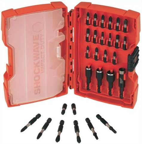 Advanced Milwaukee Shockwave 28 Piece Screwdriver Bit & Nut Runner Set [Multi Set] --
