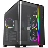 Montech KING 95 PRO Black Middle Tower Double Compartment Case 10 Port ARGB HUB with 6 ARGB Fand