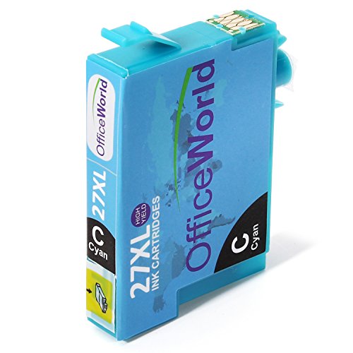 OfficeWorld Kompatible Patronen Ersatz für T27XL Tintenpatronen (2 Schwarz, 1 Cyan, 1 Magenta, 1 Gelb) Hohe Kapazität für WorkForce WF-3620DWF WF-7610DWF WF-3640DTWF WF-7110DTW WF-7620DTWF, Packung mit 5 - 3