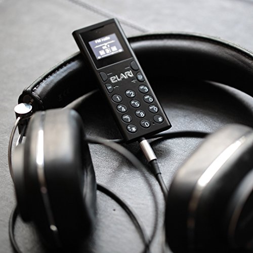 Elari NanoPhone C Mini Telefono GSM 850/900/1800/1900 Sincronizzazione Bluetooth Sync con Smartphone (iOS, Android), Lettore MP3, MicroSIM, MicroSD 32Mb, Radio FM, Registratore vocale