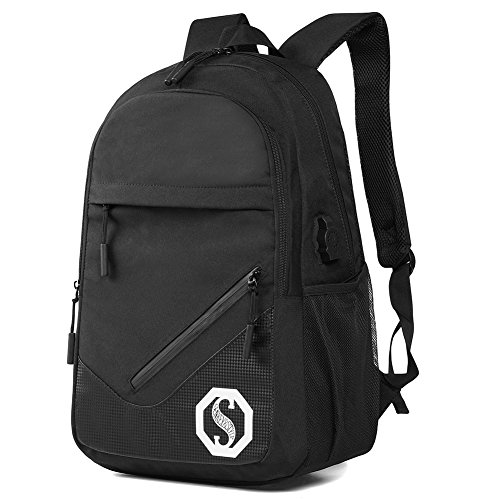 Jungen Schulrucksack Schulranzen Fluoreszierender Schulrucks  cke School bag for boys Laptop Rucksack   USB Kabel  Umh  ngetasche   Geldbeutel M  ppch