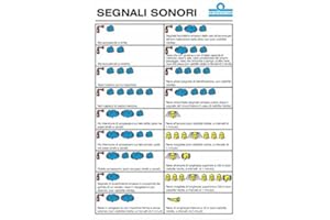 PARACHINI shop Tabella SEGNALI SONORI Adesiva Accessori Nautica