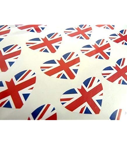 Mini Union Jack Aufkleber Set – 12 Stück, 33x20 Mm, Selbstklebend | Perfekt Für Dekoration, Post & Geschenke
