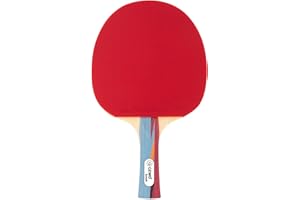 ‎GEWO GEWO SMASH Table Tennis Bat - ITTF Approved All-Round Racket for Children, Competition Complete Bat with Controlled Thunderball 2 Coating and High Rotation Properties, Concave, 2.0 mm Sponge