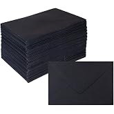 BİGİBU Siyah Mini Zarf - 100 Adet - 7x9Cm 12991453100