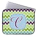 Produktbild 15-15.4 Inch Green Blue Purple Chevron Computer Case for Laptop Modern Geometric Chevron Thin Soft Neoprene Computer Sleeve for Macbook Air 15 inch Water Resistant Personalized Office Gifts