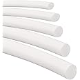 Stubotar Silicone Foam Seal Strip Dia 12mm x 5M Long, Round Solid Sponge White Strip Soft Durable for DIY, Seal, Foam Tubing