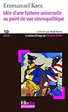 Idée d'une histoire universelle au point de vue cosmopolitique