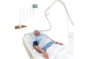 WDKXCN Soporte de Manguera CPAP, Ajustable Estable Elevador de Manguera CPAP, Soporte de Manguera para Evitar Fugas y Enredos de Mangueras CPAP, Soporte para Tablet de Cuello de Cisne