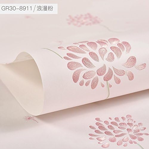 WEGOJK WEGOJK simple European non-woven wallpaper embossing pattern wallpaper 0.53*9.99m for tv background/Bedroom/sofa background/Hotel