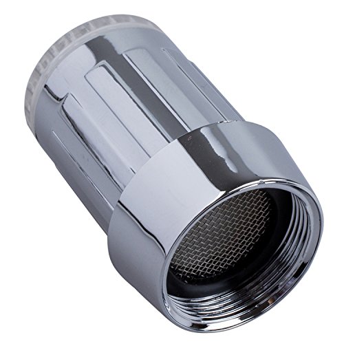 SODIAL(WZ.) 3 Farben Wasser Leuchtend LED Wasserhahn Licht Lampe Temperaturfuehler - 4