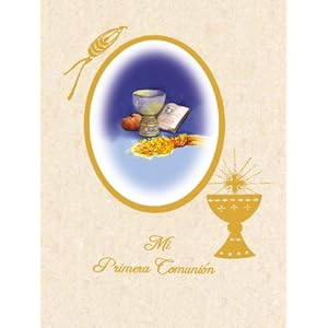Libro Recuerdo de MI PRIMERA COMUNION Seda Musical