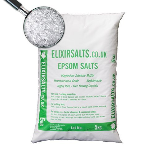 EPSOM SALT PHARMACEUTICAL GRADE MAGNESIUM SULPHATE BAG 5kg