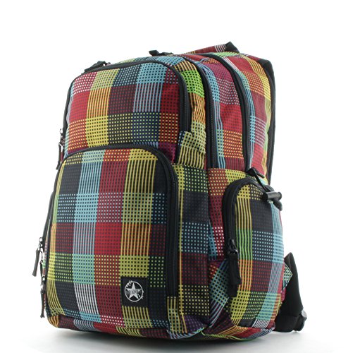 Franky Rucksack 16 Zoll Laptopfach RS8 Check and Stripes - 2