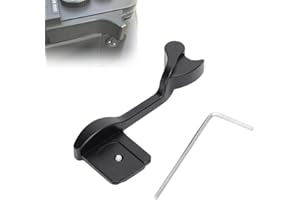 Plyisty Kamera Daumengriff, Aluminiumlegierung Daumen hoch Handgriff Hot Shoe Cover, für Q spiegellose Kamera