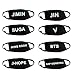 Produktbild Yovvin BTS Mundmaske, KPOP Bangtan Jungen Unisex Wiederverwendbar Mundschutz, Anti-Beschlag Maske, Kälteschutz Baumwollmaske, Sammlung The Army (8 Pack Schwarz)