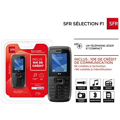 PACK PRET A L'EMPLOI PRÉPAYÉE SFR LA CARTE F1