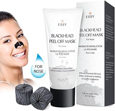 Essy Beauty Active Charcoal Blackhead Remover Mask With Deep Clean Formula Suction Mask (60 g)