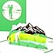 Produktbild 3D Pop-Up Karte"Golf Spieler" Golf Karte, Golfurlaub, lustige Ruhestandkarte, Karte zum Ruhestand oder zur Verabschiedung von Kollegen, Golfer Herren