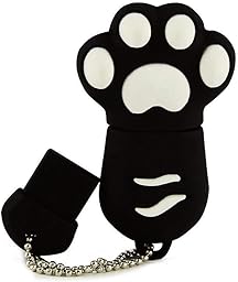 Ulticool - Katzenpfote 8 GB USB Stick - Memory Stick Daten Storage - Pen Drive - Speicherstick - Schwarz und Weiß