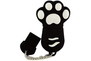 Ulticool - Katzenpfote 8 GB USB Stick - Memory Stick Daten Storage - Pen Drive - Speicherstick - Schwarz und Weiß