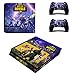 Produktbild THTB Playstation 4 Slim + 2 Controller Aufkleber Schutzfolien Set - Fortnite (1) /PS4 S