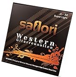 Premium Gitarrensaiten Set für Westerngitarren von saflori...