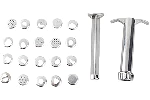 ‎HZTYYIER Ton Extruder Pistole Set, 19 Scheiben, Professionelles Skulptur Werkzeug Set für Sugarcraft und Tonarbeiten