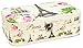 Produktbild haysoms Vintage Paris Mottoparty Kunstleder Schmuck Box mit Spiegel, Holz, mehrfarbig, 7,5 x 21,5 x 14,5 cm