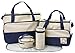 Produktbild 5er-Set Babytasch, Baby Set Wickeltasche, Mama Windeltasche, 4tlg Pflegetasche, Mutter Handtasche Umhängetasche Flaschenhalter